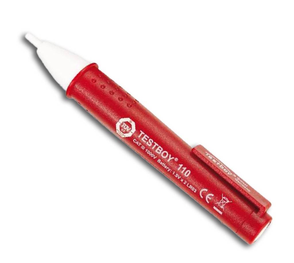 Spannungsprüfer Testboy 10/110, kontaktlos Berührungsloses Erkennen von Wechselspannungen ohne Stromfluss Auffinden von Kabelbrüchen und defe