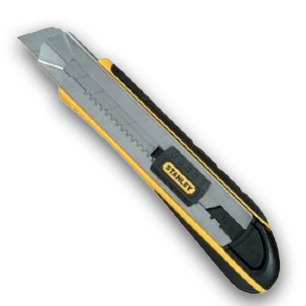 Cuttermesser FatMax� Nr. 0-10-486Eigenschaften Griff aus Kunststoff Klingenführung aus rostfreiem Stahl Klingenschieber aus Bimaterial