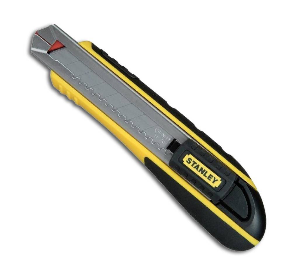 Cuttermesser FatMax� Nr. 10-481Eigenschaften Griff aus Kunststoff Klingenführung aus rostfreiem Stahl Klingenschieber aus Bimaterial Kl