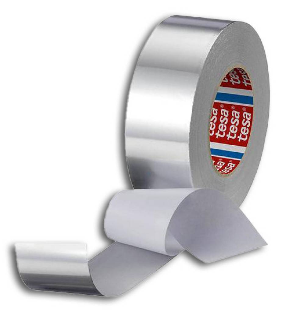 tesa Aluminiumklebeband 60632/60652/60672Aluminiumband mit transparenten Acrylat KleberWeißer, silikonisierter 85m dicken Papier-Abdeckliner.Zum