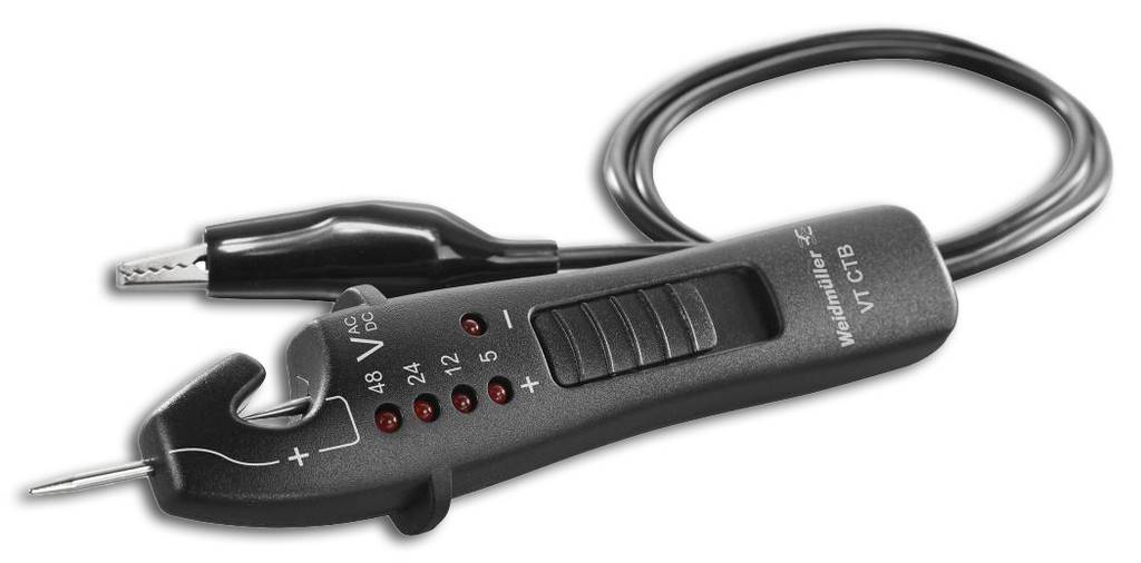 Spannungsprüfer VT CTBAusführung Geprüft und zugelassen nach EAN 61010-1 Für 548 Volt, zweipolig, Gleich- und Wechselstrom Mit Polarität