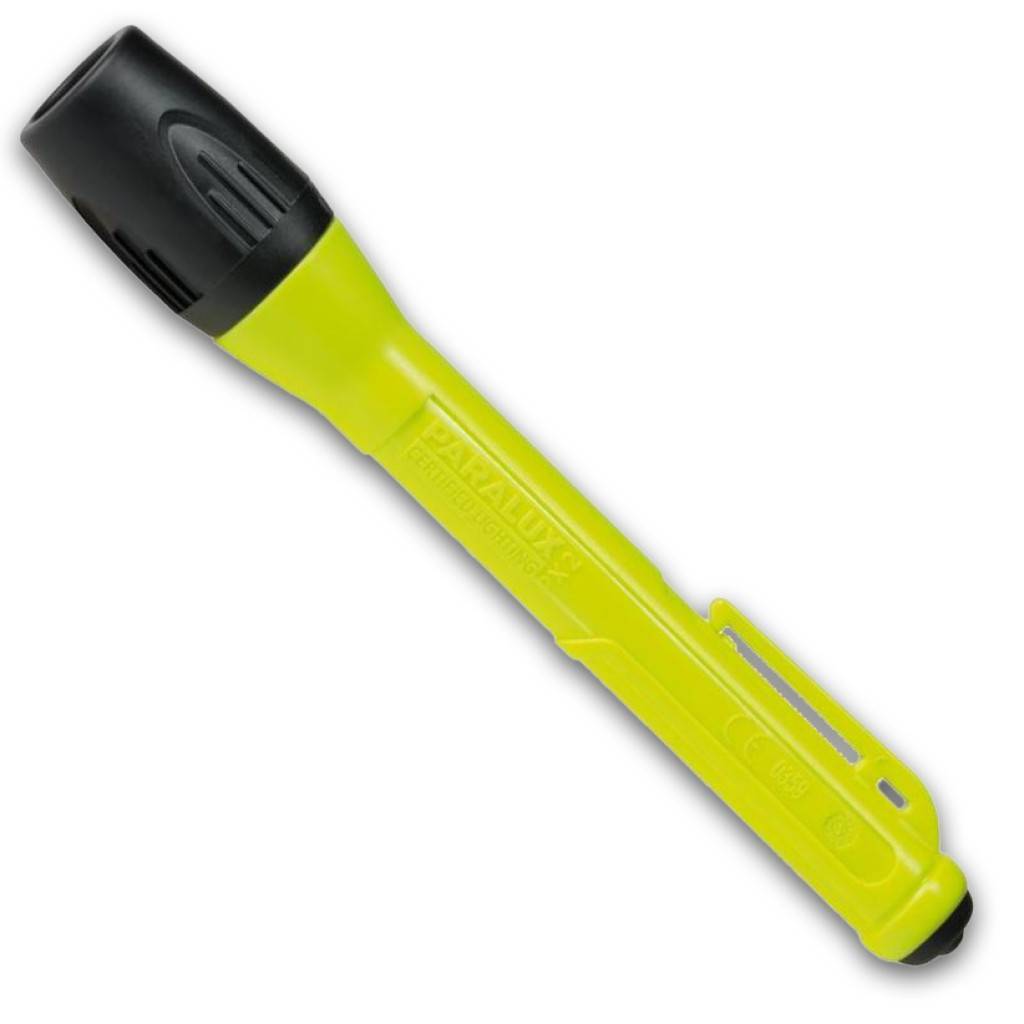 TaschenleuchteDas schlanke Gehäuse der Taschenleuchte wird aus nicht leitfähigem Polycarbonat gefertigt. Das verwendete Material ist sehr robust und