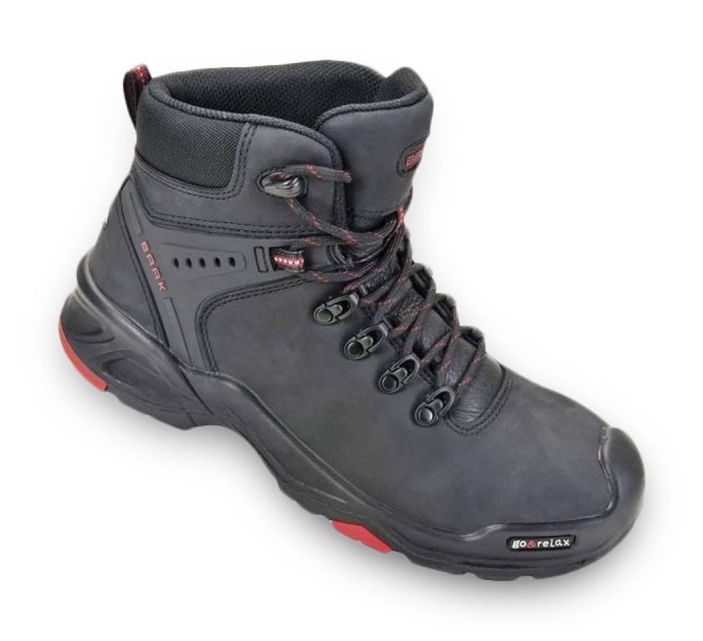 Sicherheits-Stiefel Brooklyn�, ART. 6640Technische Daten EN ISO 20345 S3 SRC HRO Vollnarbiges Rindleder Heel-Safety-System Textilfutter