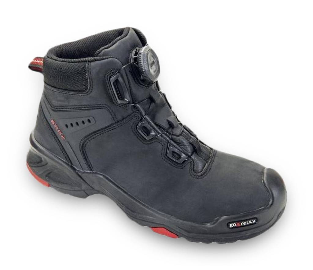 Sicherheits-Stiefel Braxton�Produktdetails ART. 6642 EN ISO 20345 S3 SRC HRO mit Boa Fit System Vollnarbiges Rindleder Heel-Safety-Syste