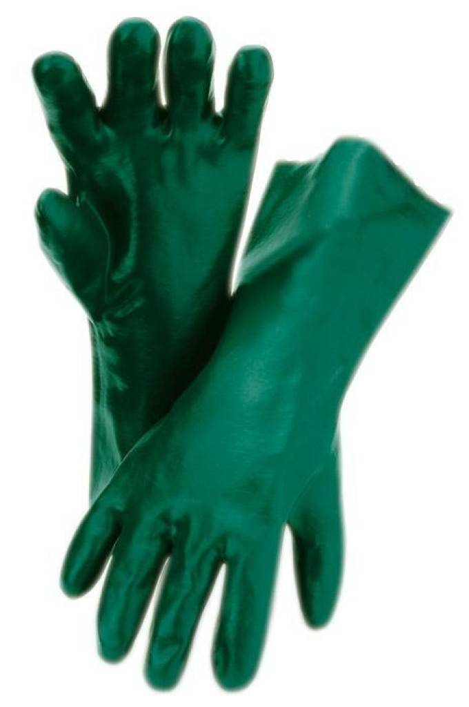 Chemikalienschutzhandschuh 640Zulassung/NormEN 374-1, 374-2, 374-3, 3882003, 420Eigenschaften Robust, mit maximaler Abriebfestigkeit und dadurch ma