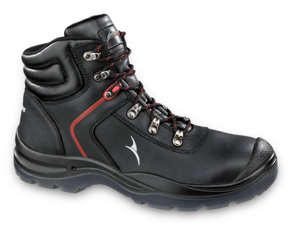 Sicherheitsschnürstiefel RAVITTION MID 631080, S3 SRCZulassung/NormEN ISO 20345, S3 SRCAusführung Geschlossene Staublasche und Kragen aus Leder