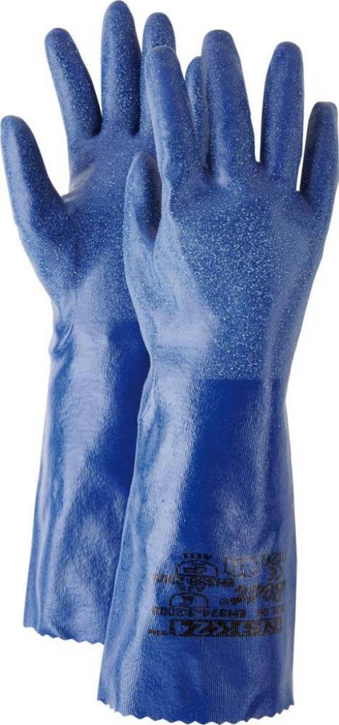 Chemikalienschutzhandschuh NSK 24�Zulassung/NormEN 3882003, EN 374-3Eigenschaften Super flexibel Hohe mechanische Festigkeit Ölbeständig