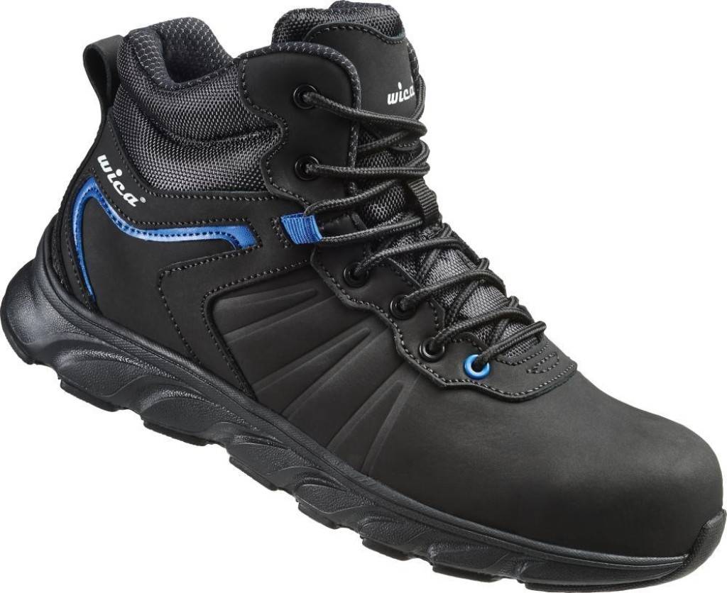 Sicherheitsstiefel Mathi, S3 SRCZulassung/NormEN ISO 20345 S3 SRCEigenschaften Gepolsterte Staublasche Ergonomisch geformter, gepolsterter Krage