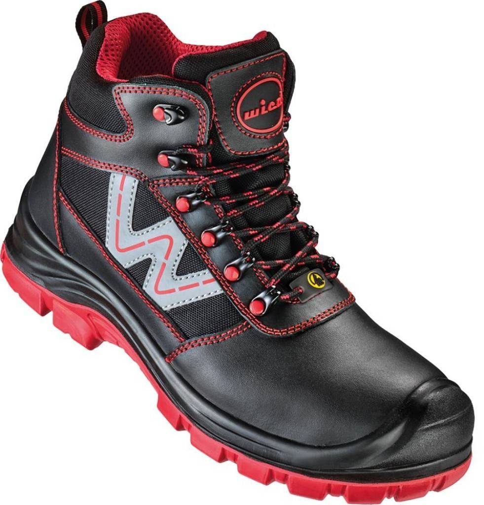 Sicherheitsstiefel Canelli, S3 FO SR ESDZulassung/NormEN ISO 20345 S3 FO SR ESDEigenschaften Ergonomisch geformter, gepolsterter Kragen Gepolste
