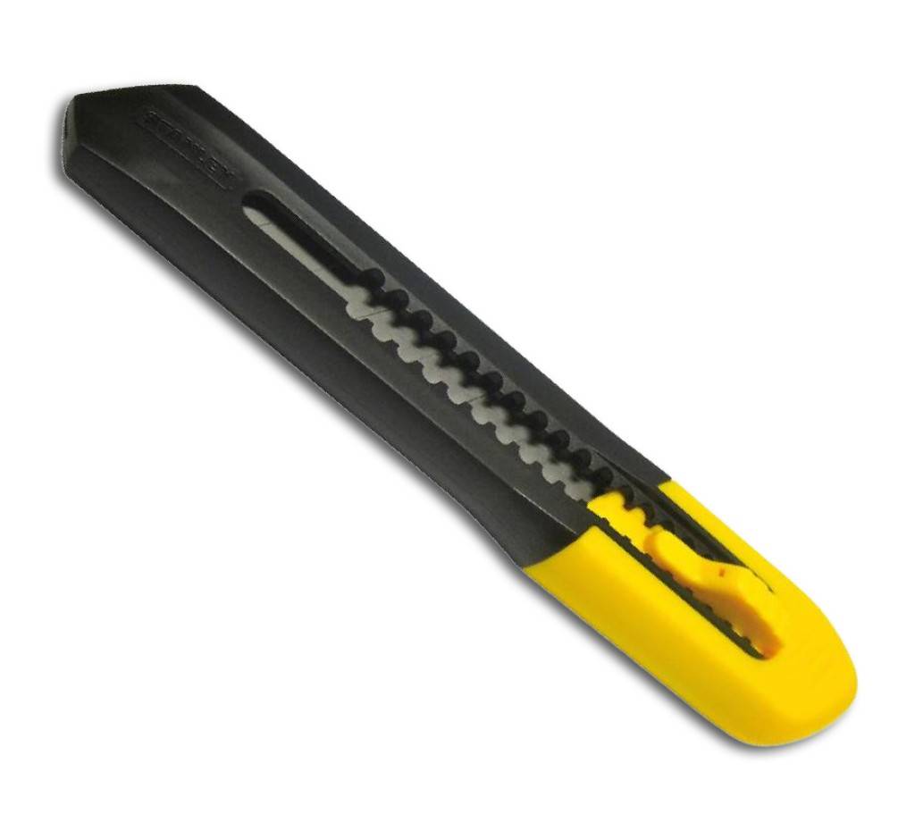 Cuttermesser SM Nr. 10-151 Griff aus Kunststoff Klingenführung aus Kunststoff Fixierung der Klinge durch Klemmsystem Zweiteiliger Korpus für schnell