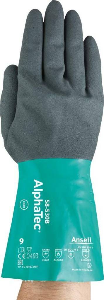 Einmalige Kombination von Griffsicherheit und ChemikalienschutzBeschreibungDie integrierte Ansell Grip Technology ermöglicht dem Nutzer eine