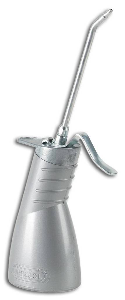 Ölspritzkanne MetallZinkdruckguss-BehälterDoppelt wirkende Messingpumpe mit KugelventilenPumpwerk ermöglicht dosierte TropfenabgabeDurch kugelgelag