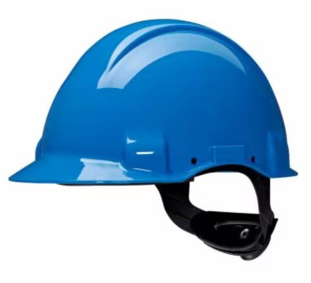 BeschreibungDer 3M� Schutzhelm Uvicator 440V blau mit Ratschenverschluss G3001NUV-BB ist speziell für widrige Anwendungsbedingungen konzipiert und