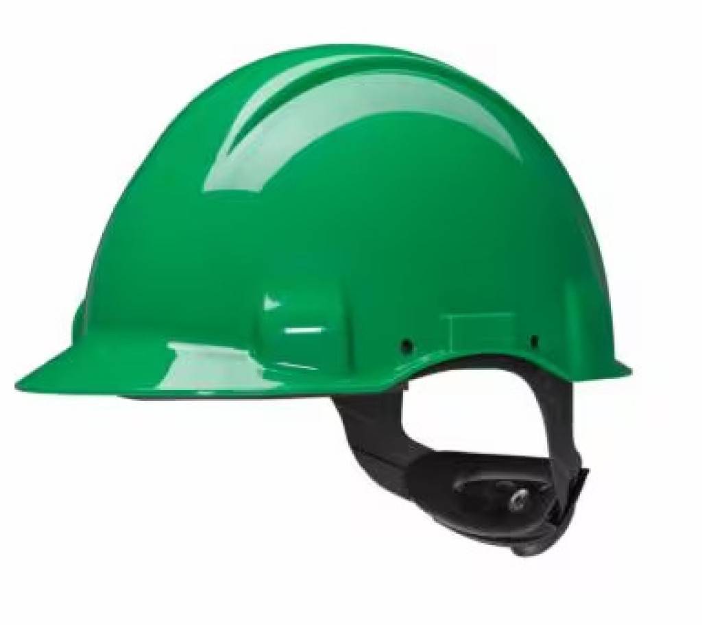 BeschreibungDer 3M� Schutzhelm Uvicator 1000V in grün ist speziell für den Einsatz in widrigen Anwendungsbedingungen konzipiert. Er bietet hervorr