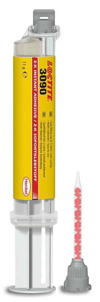 Loctite 3090 Sekunden-KlebstoffProduktmerkmale Zweikomponentiger, schnell härtender, spaltfüllender Klebstoff Hervorragende Haftfestigkeit fü