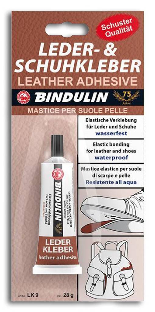 Leder- und Schuhkleber Wasserfeste, elastische Verklebung für Schuhsohlen und Leder Reparatur-Kleber für die gängigsten in der Schuhindustrie