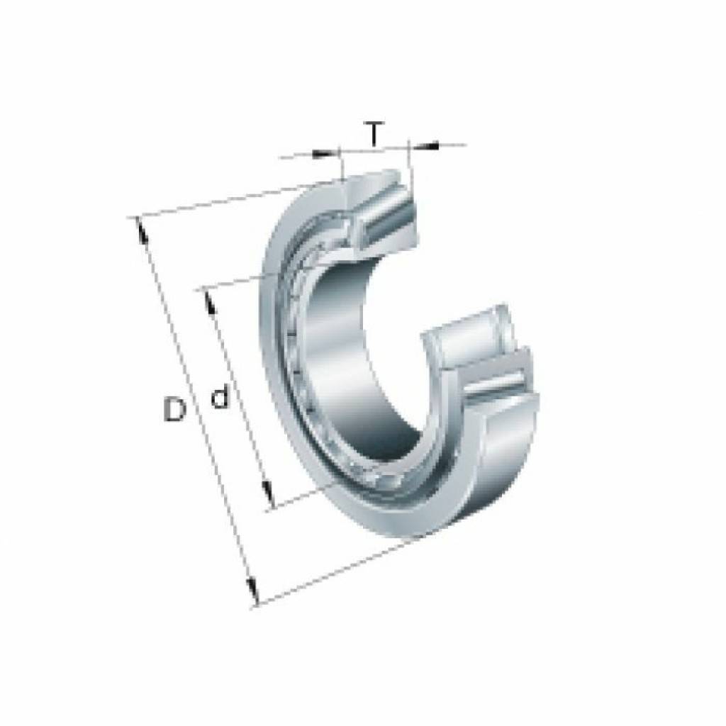 Kegelrollenlager 60x100x30mm, 33112, FAGKegelrollenlager 331, Hauptabmessungen nach DIN ISO 355 / DIN 720, zerlegbar, angestellt oder