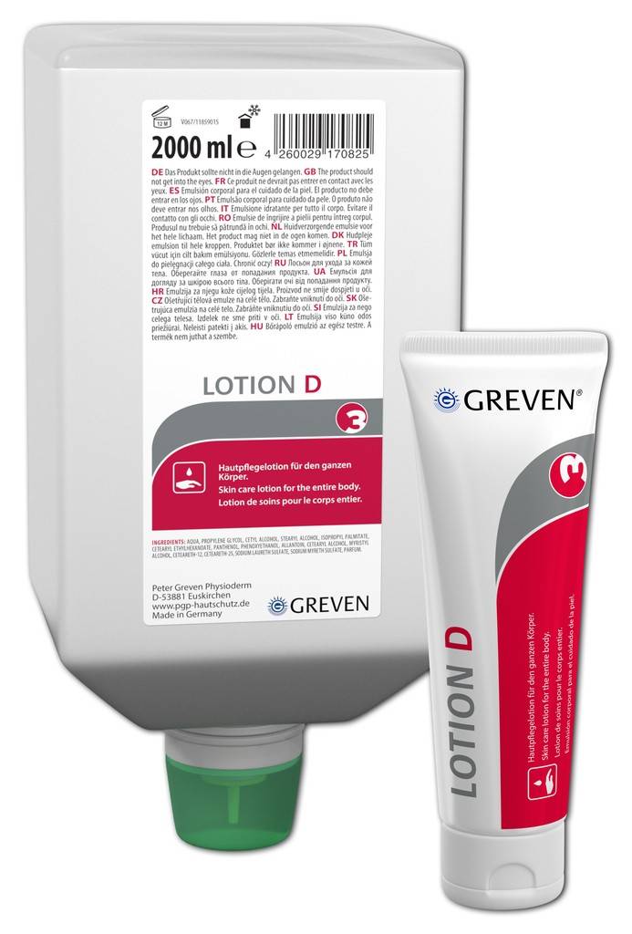 GREVEN LOTION DHautpflege Pflegelotion für Hände, Gesicht und den ganzen KörperPflegelotion für Hände, Gesicht und den ganzen Körper besonders g