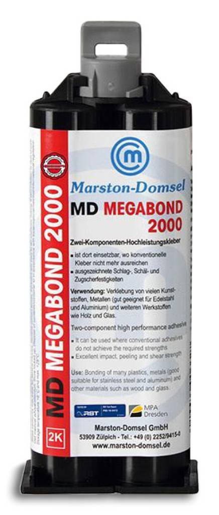 MD-2K-HochleistungskleberProduktbeschreibung Der 2-Komponenten Hochleistungskleber Einsetzbar, wo konventionelle Kleber die geforderten Festigke
