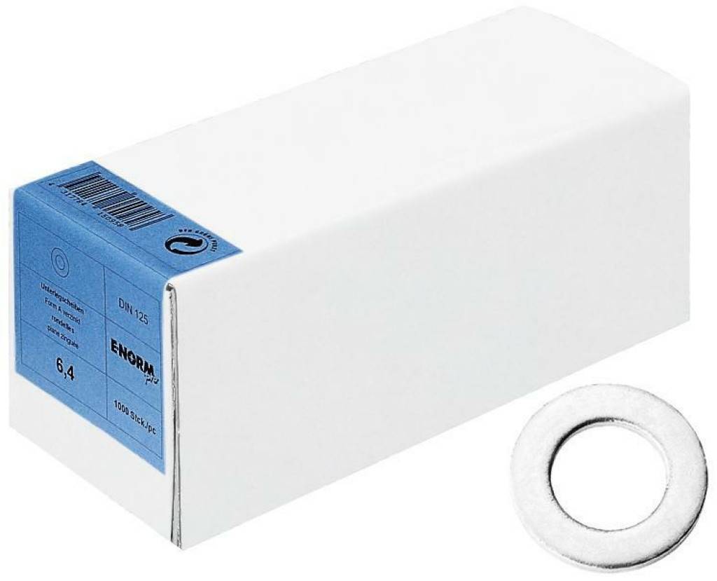 DIN 125 / ISO 7089 U-Scheiben, 200 HV, Form A, verzinkt, Kleinpakete