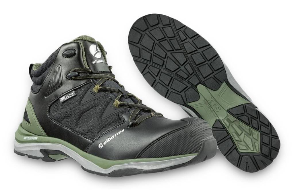 Sicherheitsschnürstiefel Ultratrail Olive CTX Mid 636220, S3 SRC HRO ESDZulassung/NormS3 ESD HRO SRCAusführung Atmungsaktives Funktionsfutter