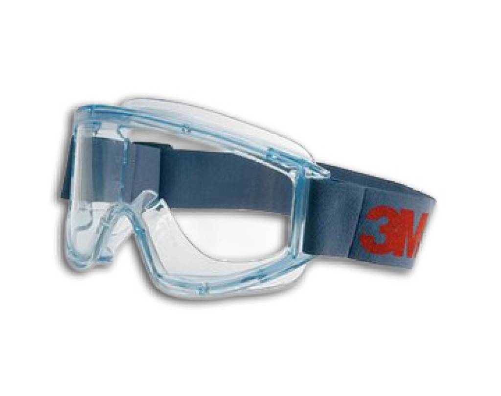 Klare Polycarbonat-ScheibeSchutz vor Gasen und FeinstaubUV-SchutzBeschreibungDiese Premium Vollsichtbrille bietet auch unter schwierigen