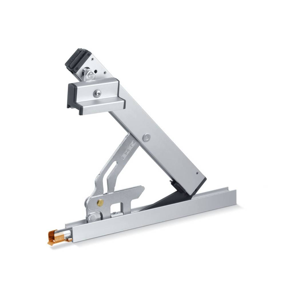 ProduktbeschreibungErreicht bei allen Flügelhöhen die volle Öffnungsweite von 170 mm. Geringer Platzbedarf durch flaches Design der Schere. Verrieg