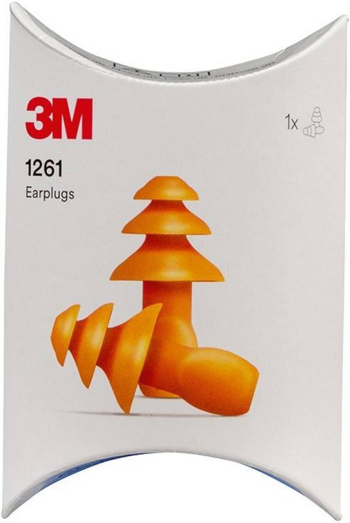 3M� Gehörschutzstöpsel 1261Eigenschaften Leicht zu reinigen Bequem zu tragen Besonders langlebig Feuchtigkeitsbeständig Niedrige D