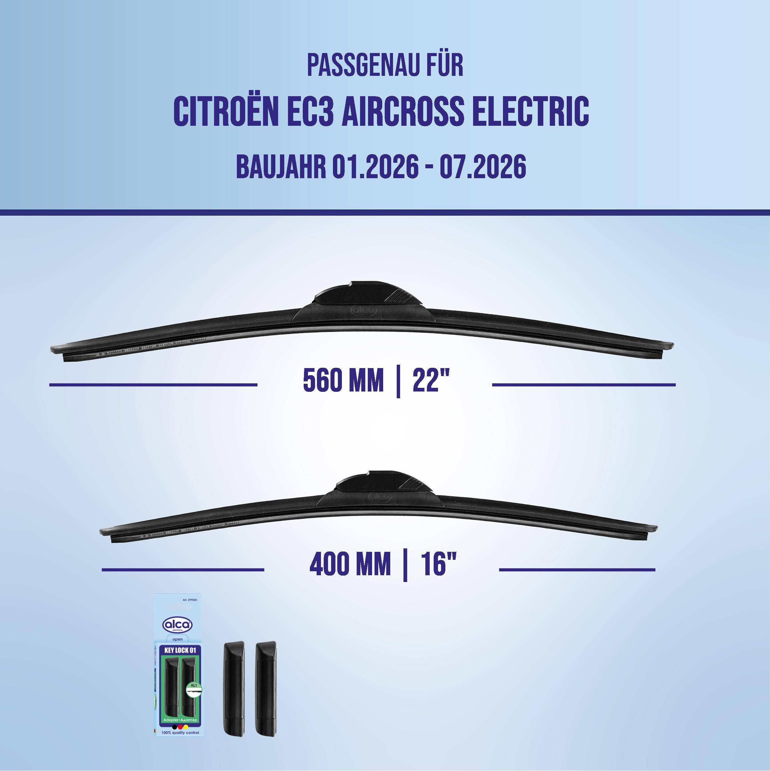 alca® Scheibenwischer für CITROËN eC3 AIRCROSS