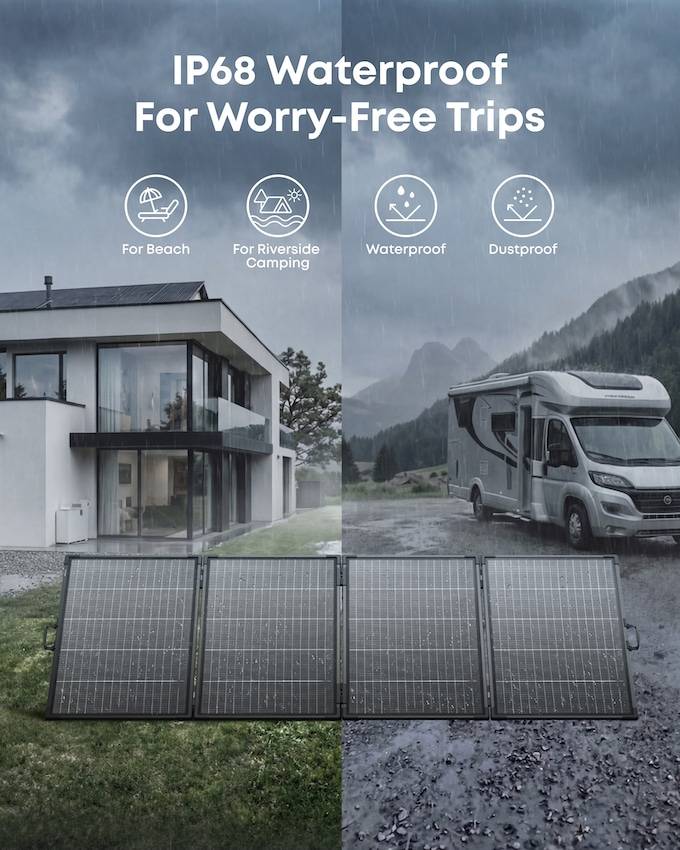 ANKER SOLIX Solarpanel PS400 B, tragbar