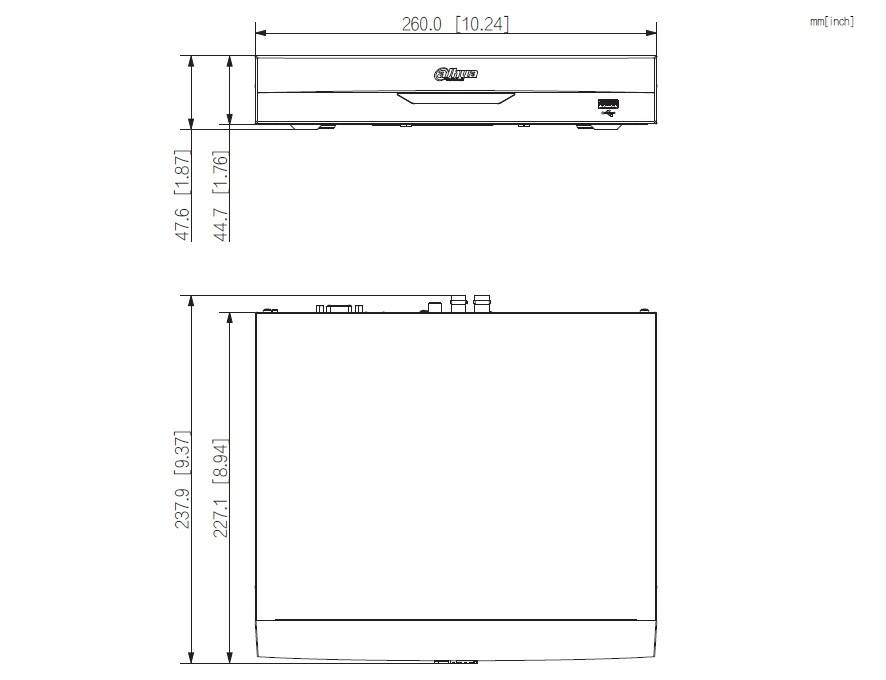 Dahua - XVR5104HS-4KL-I3/T - XVR - 4 Kanal - 5MP, 4 Kanal Rekorder / WizSense / 5MP | Unterstützt H.265+/ H.265/ H.264+