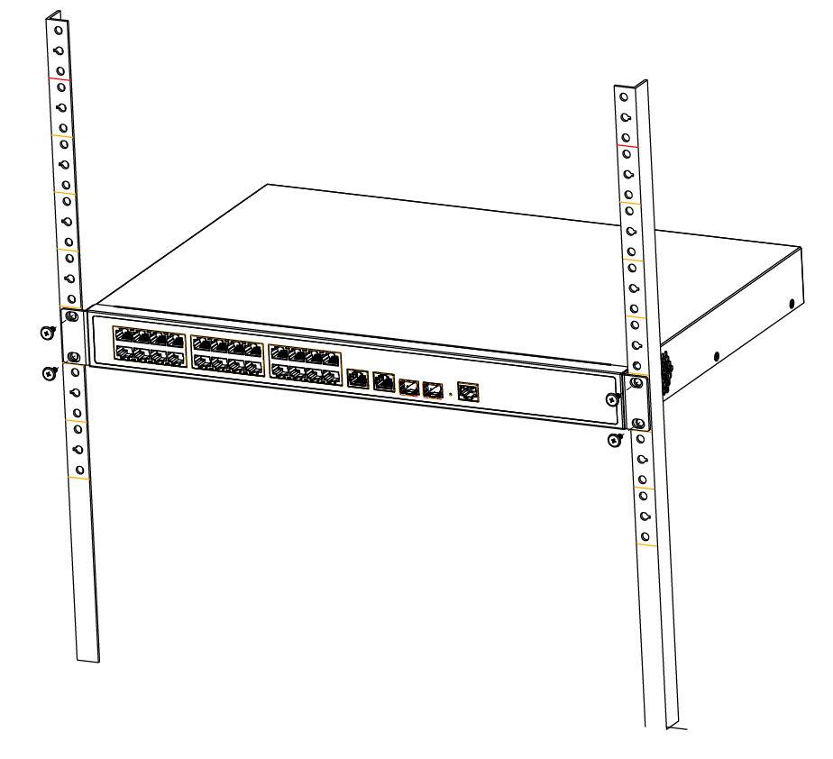 Dahua - CS4228-24GT-375-V2 - Switch - 24 PoE-GB, 28 Port Cloud PoE Gigabit Switch | 24 PoE Ethernet Port 10/100/1000 Mb