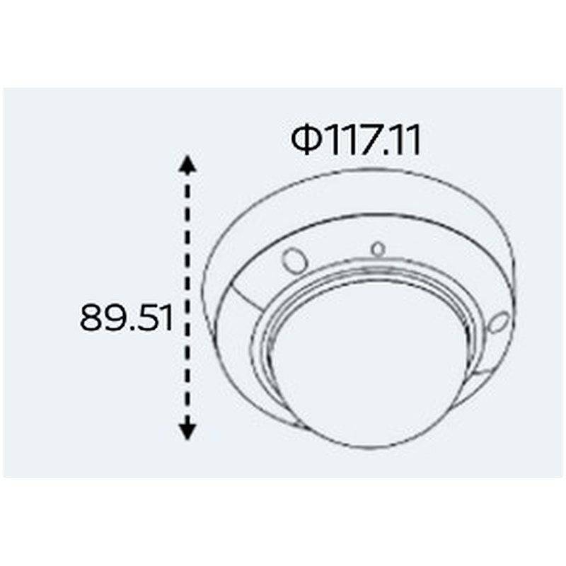 Eagle Eye PD01 Pro IP-Kamera 5MPx T/N IR PoE IP66, 5 MegapixelDome Kamera | Blickwinkel:111° (Objektiv-Brennweite 2,8 m