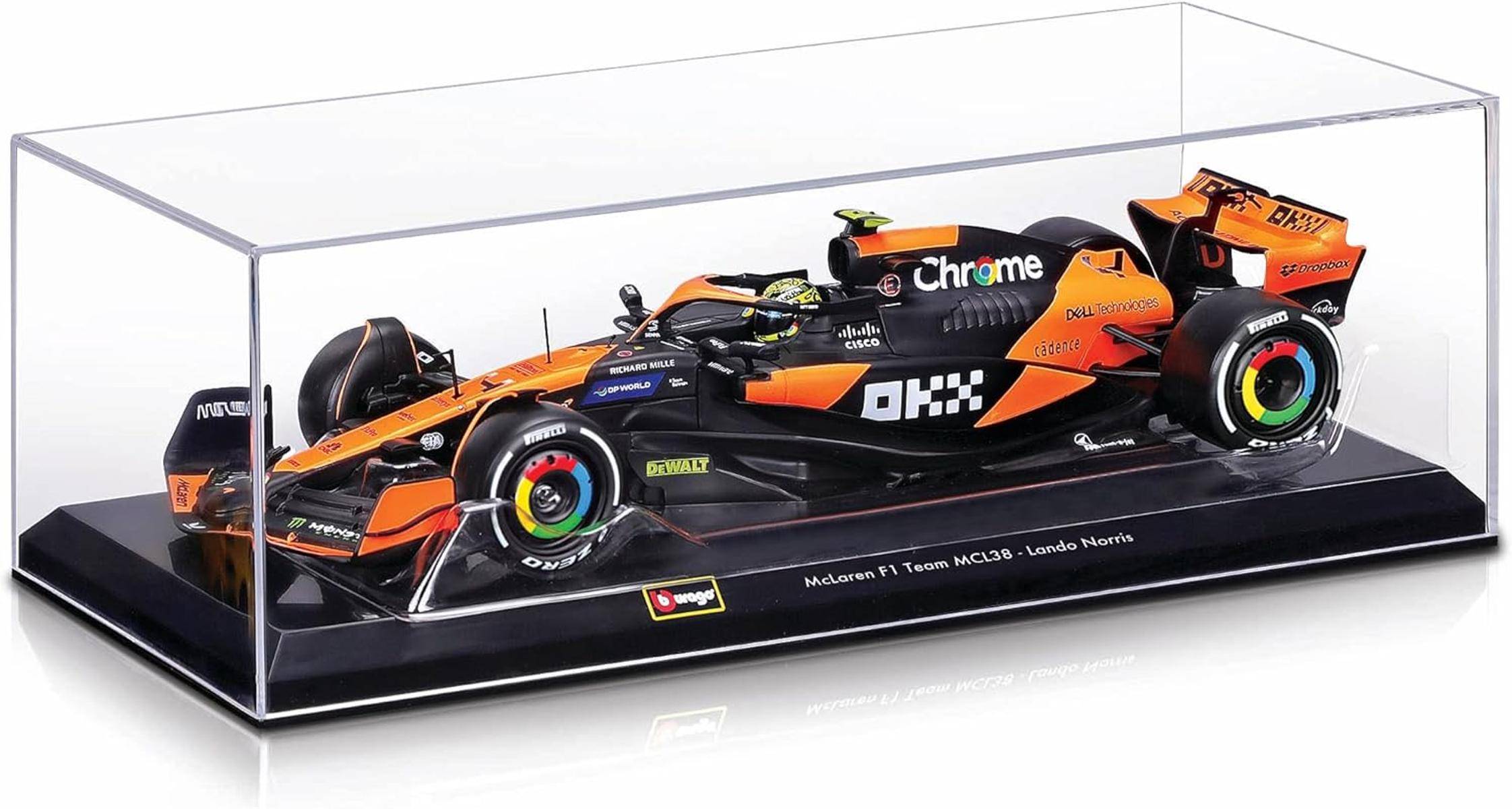 Bburago Formel 1 McLaren MCL38 2024 Modellauto1:24 orange schwarz 18-28033N 14+