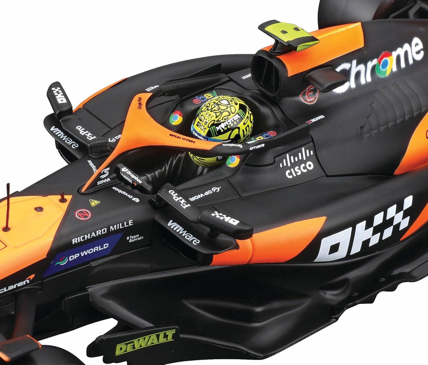 Bburago Formel 1 McLaren MCL38 2024 Modellauto1:24 orange schwarz 18-28033N 14+