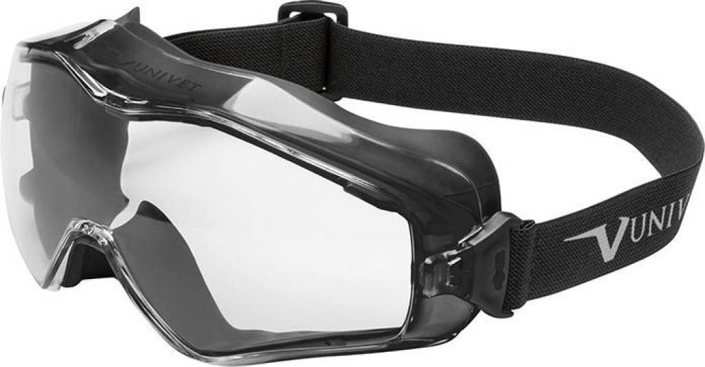 Vollsichtbrille 6X3Eigenschaften Kratzfest und beschlagfrei Panoramascheiben mit sehr gutem Blickfeld Scheibenschnellwechselsystem Kompati
