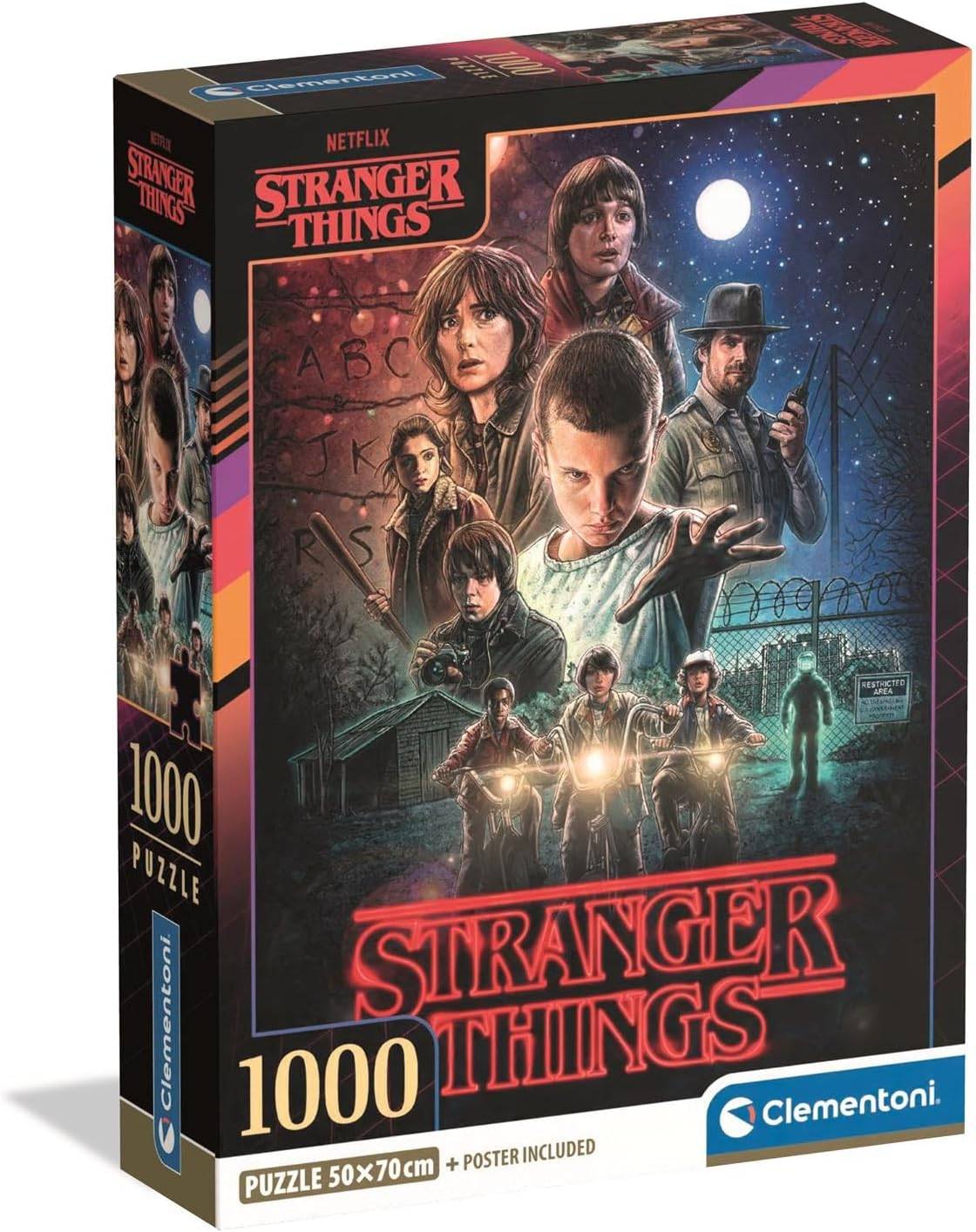 Clementoni 39978 - Stranger Things - 1000 Teile Puzzle