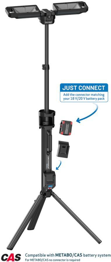 LED Stativ Strahler Tower 8 Connect 03.6107C Leuchtmittel 320 LEDs Ausführung 60% mehr Lichtleistung als der Vorgänger 5