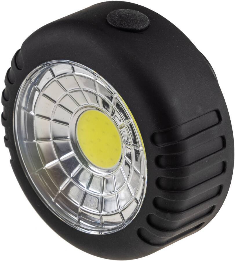 LED Arbeitsleuchte mit Magnet und Haken 23770 Leuchtmittel COB-LED Lieferumfang ohne Batterien Leistung 1 W Lichtstrom 8