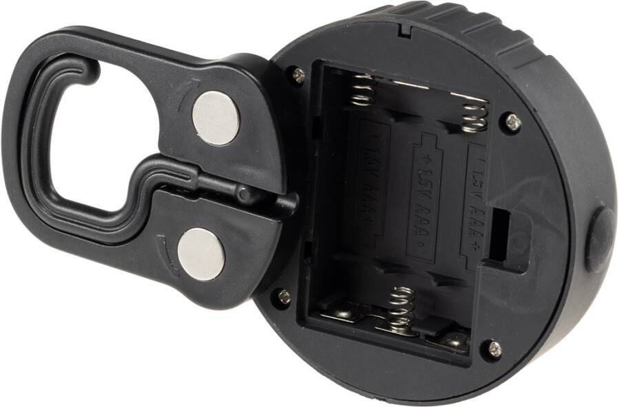 LED Arbeitsleuchte mit Magnet und Haken 23770 Leuchtmittel COB-LED Lieferumfang ohne Batterien Leistung 1 W Lichtstrom 8