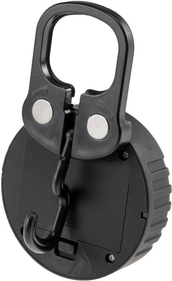 LED Arbeitsleuchte mit Magnet und Haken 23770 Leuchtmittel COB-LED Lieferumfang ohne Batterien Leistung 1 W Lichtstrom 8
