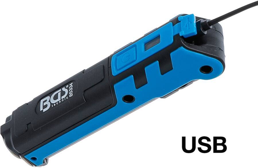 LED-Akku-Knicklampe 5W 85334 Leuchtmittel COB-LED Ausführung 1 COB LED + 1 LED Leistung 5+3 W Lebensdauer 4,5+3 h Zuleit