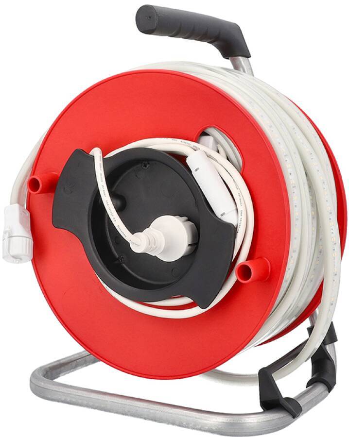 LED-Lichtbandtrommel 8752525 Leuchtmittel LED Ausführung 25m Leistung 12 pro m W Lichtstrom 37500 Lumen Lichtfarbe 4000