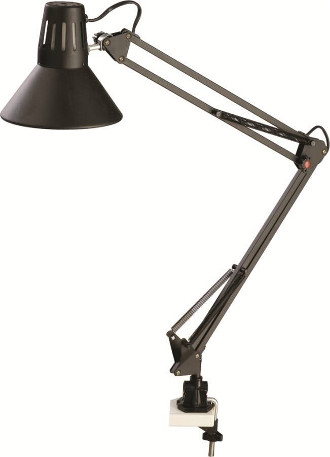 Arbeitsplatzleuchten 9037 11 Farbe schwarz Ausführung mit Tischklemme Spannung 230 V max. Leuchtmittel 60 W