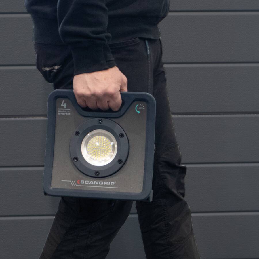 COB-LED-Arbeitsleuchten NOVA OPTILight 03.6204 Typ Nova 4 C+R Leuchtmittel 120 MultiLEDs Ausführung Netz / Akku 18.5 V /