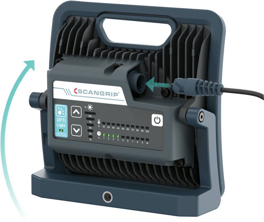 COB-LED-Arbeitsleuchten NOVA OPTILight 03.6204 Typ Nova 4 C+R Leuchtmittel 120 MultiLEDs Ausführung Netz / Akku 18.5 V /