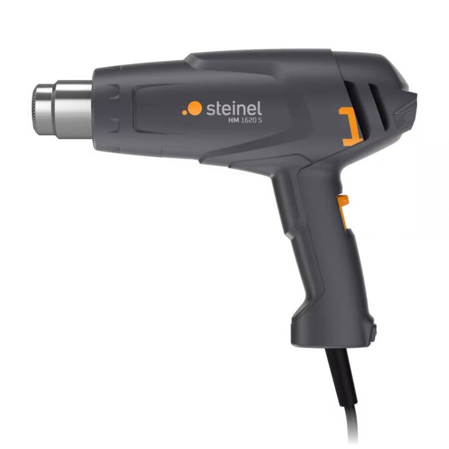 Heißluftgebläse HM 1620 S 089382 Nennaufnahme 1600 W Temperaturbereich 300 / 500 °C Luftstrom 240 - 450 l/min Gewicht 0,