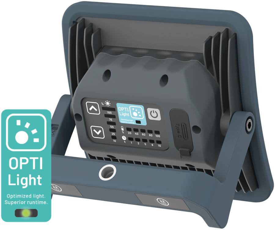 COB-LED-Arbeitsleuchten NOVA R OPTILight 03.6201 Typ Nova R Leuchtmittel 44 MultiLEDs Ausführung Akku 7.2 V / 3200 mAh