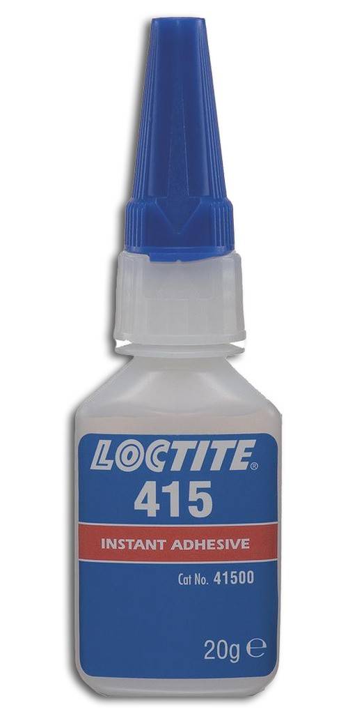 Loctite 415 Sekunden-Klebstoff flüssigProdukteigenschaften Hochviskoser Sofortklebstoff Auf Methylbasis Härtet zwischen eng anliegenden Fl