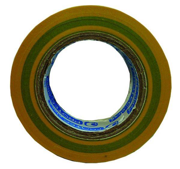 PROTEC.class Isolierband PVC-Isolierband 15mm PIB 1015 grün-gelb